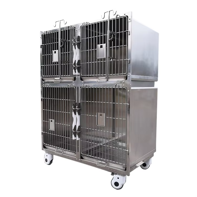 Veterinary Stainless Steel Cage | IWA Medical Veterinary Equipment Supplier