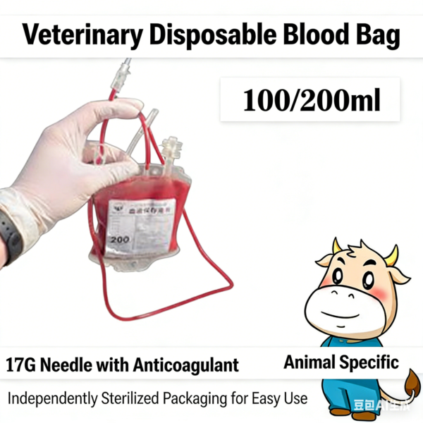 Veterinary Disposable Blood Bag