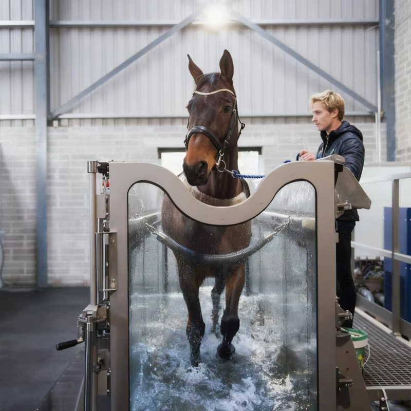 Horse Training Underwater Treadmill | IWA Medical Veterinary Equipment Supplier