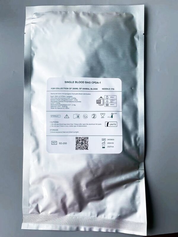 Veterinary Disposable Blood Bag