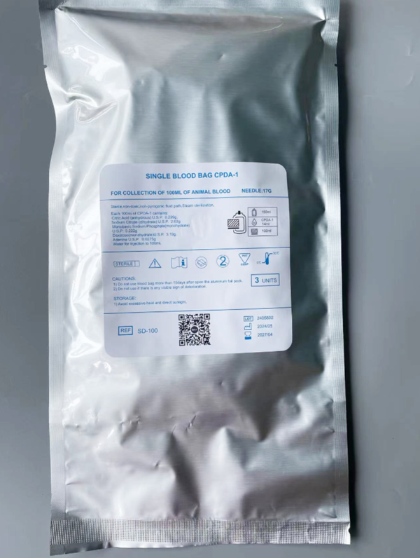 Veterinary Disposable Blood Bag