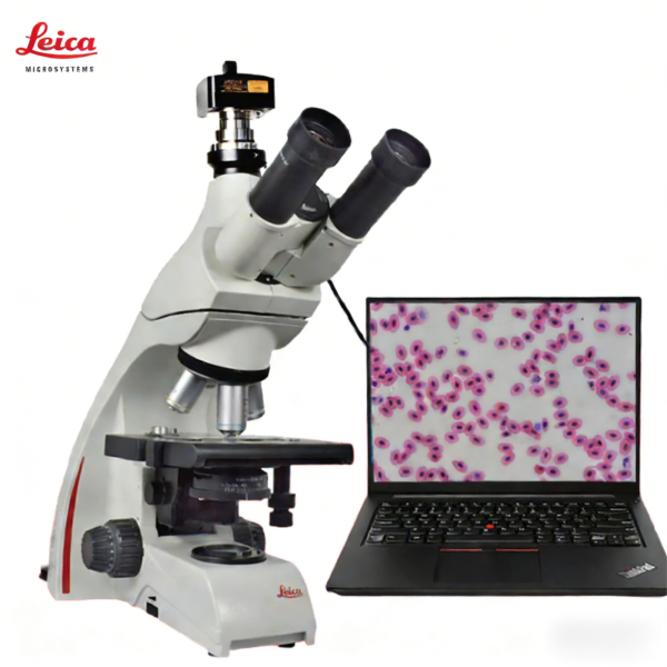 Leica DM500 Microscope with Integrated Wireless Camera