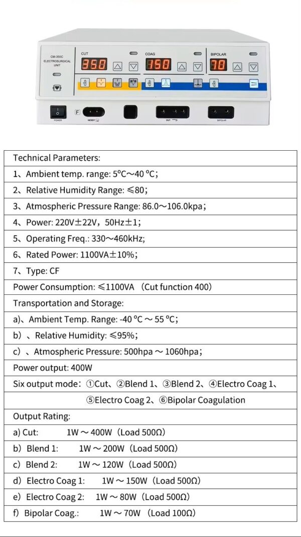 Electrosurgical Unit LUMA_ES5
