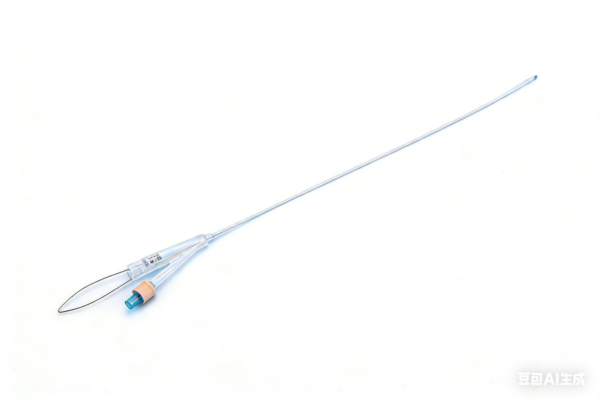 Canine Double-Lumen Silicone Foley Catheter