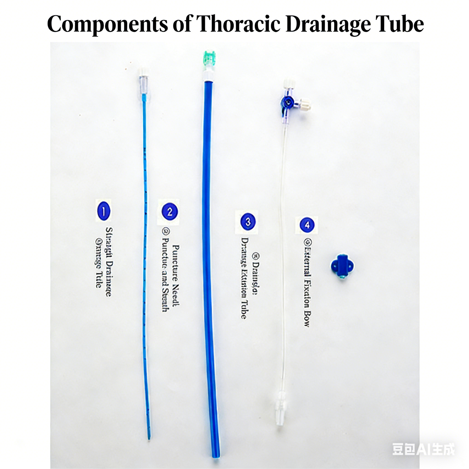 Animal Thoracoabdominal Effusion Drainage Catheter | IWA Medical Veterinary Equipment Supplier