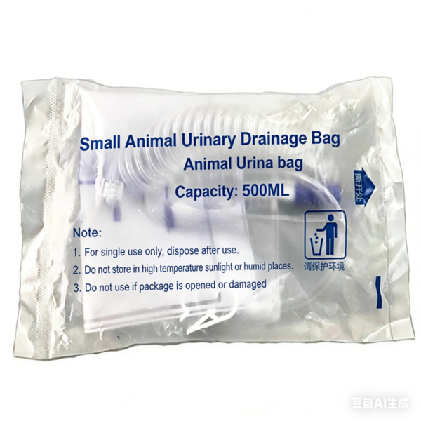 Animal Drainage Urinary Catheter Bag