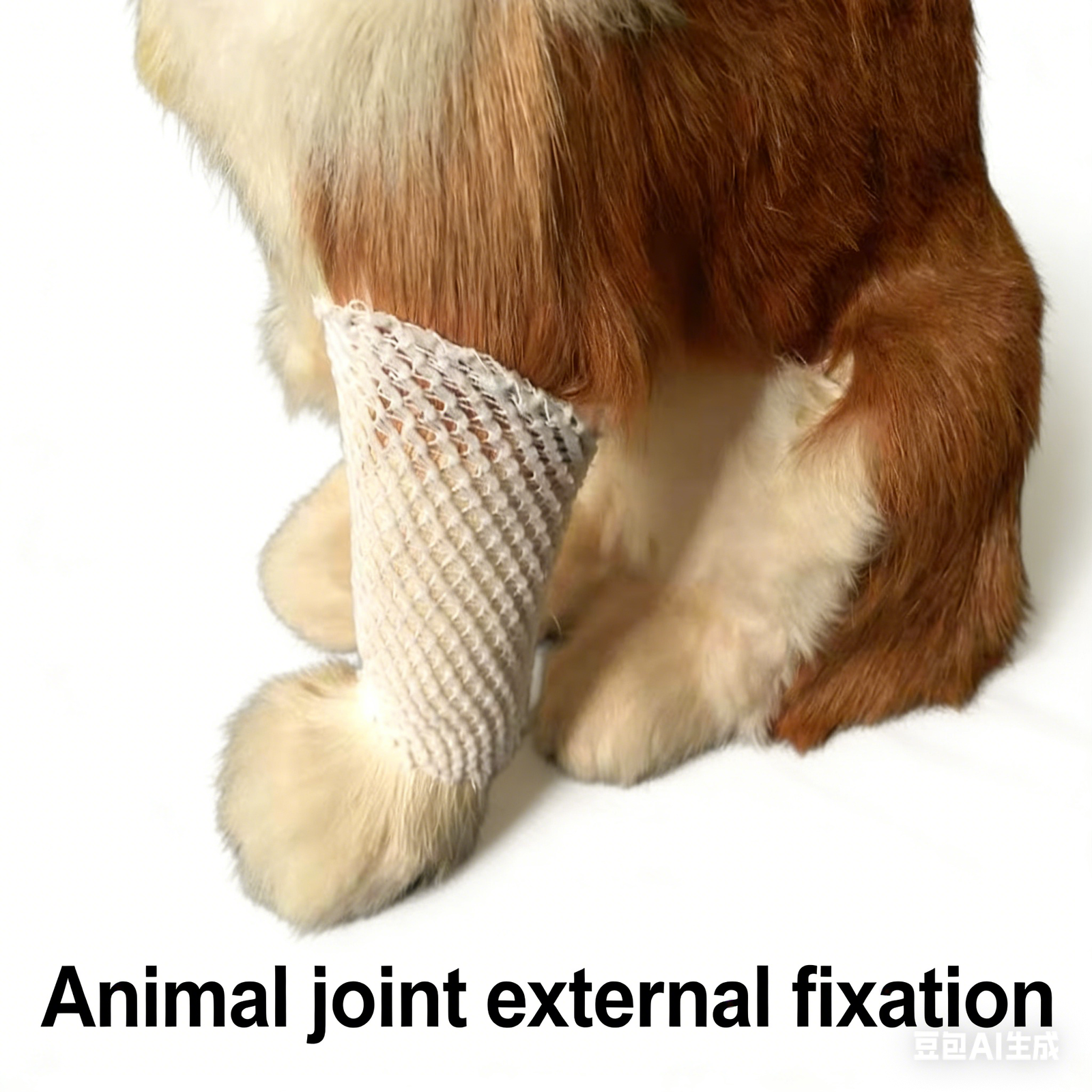 High-Elastic Mesh Bandage for Animal Sterilization Surgery | IWA Medical Veterinary Equipment Supplier