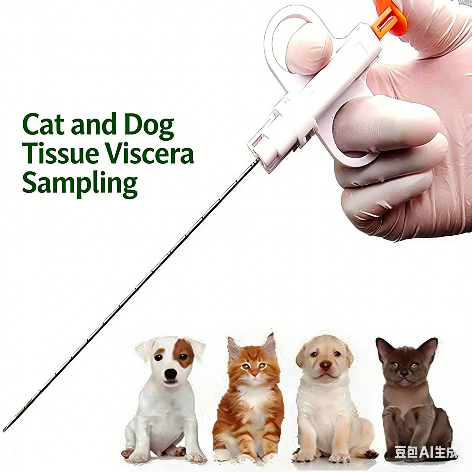 Animal Body Sampling Biopsy Needle | IWA Medical Veterinary Equipment Supplier