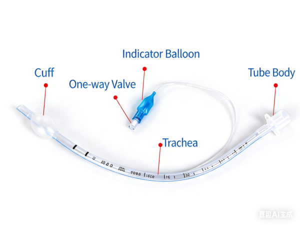 Standard Type Anesthetic Endotracheal Tube for Animals