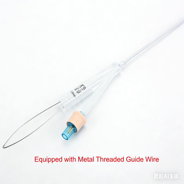 Canine Double-Lumen Silicone Foley Catheter