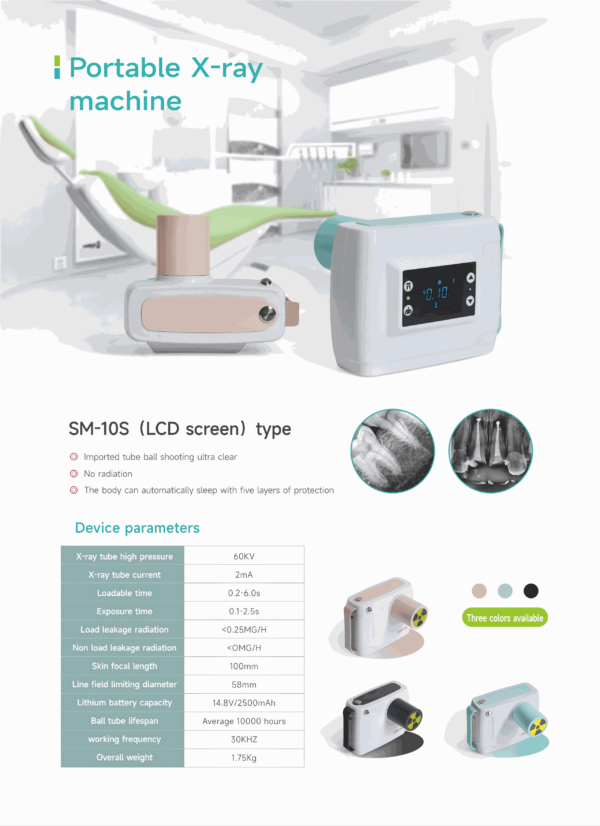 IDEN-X3 specification brochure — SM-10S compact portable... IDEN-X3 specification brochure — SM-10S compact portable dental X-ray unit