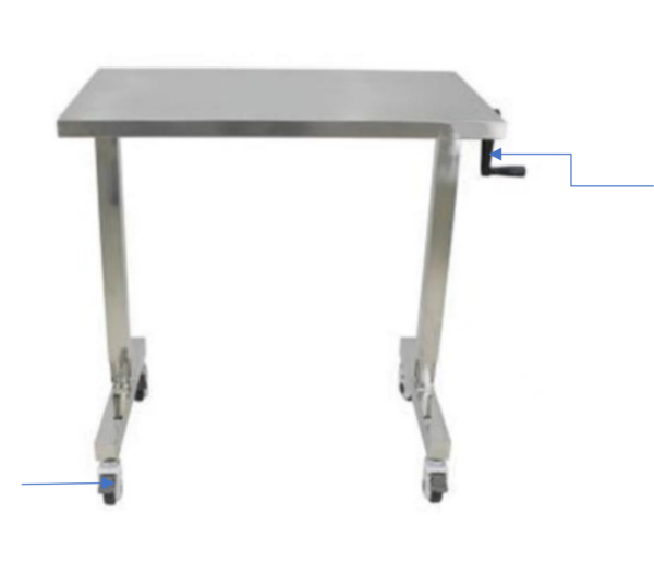 不锈钢宠物手术辅助车 F-07 (IWA-AT07) - product photo 不锈钢宠物手术辅助车 F-07 (IWA-AT07) - product photo