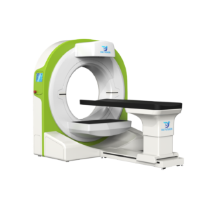 Rayvision Vetease 3 veterinary cone-beam CT scanner — front 3/4 view