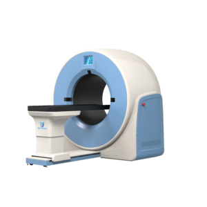 Rayvision Vetist 3 large-aperture veterinary cone-beam CT scanner — front 3/4 view