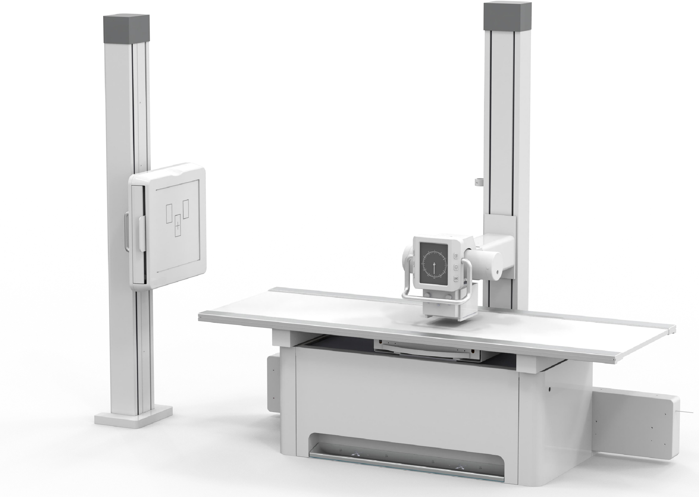 iVision-1000X dual-stand system — tube head and detector positioning