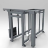iVision-1000X Gantry dual-rail DR system — detail view