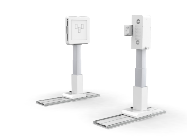 iVision-1000X platform — vertical bucky and tube column f... iVision-1000X platform — vertical bucky and tube column for size reference