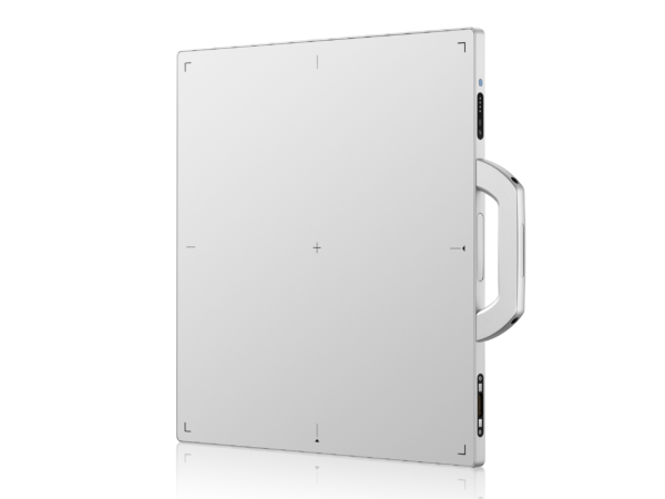 IWA-FP13 14×17 inch wireless flat-panel detector — isomet... IWA-FP13 14×17 inch wireless flat-panel detector — isometric front view