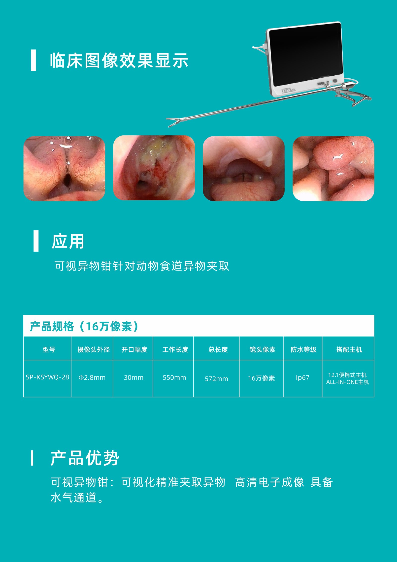 IWA-HD50 - spec sheet and clinical images (brochure page 2)