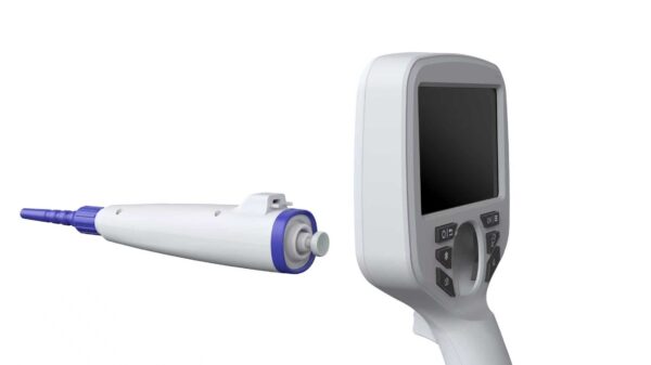 SOAIM SA Series dual models — SA-Air wireless handle (lef... SOAIM SA Series dual models — SA-Air wireless handle (left) and SA-Pro built-in display handpiece (right)