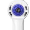 SA-Air wireless veterinary endoscope handle — front view... SA-Air wireless veterinary endoscope handle — front view with phone holder mount and joystick