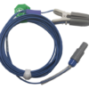 IWA-HM200 veterinary SpO2 sensor with spring clip and connector cable