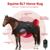 IWA-RLT10 wireless equine red light therapy blanket — horse-friendly design, dual-wavelength 660 + 850 nm, smart power management