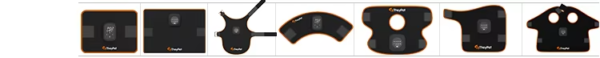 IWA-RLT30 flexible LED hoof therapy pad — shape and controller view