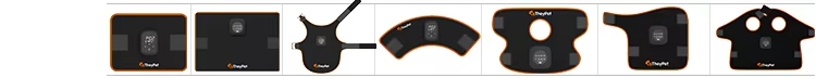 IWA-RLT30 hoof therapy pad — shape and controller view