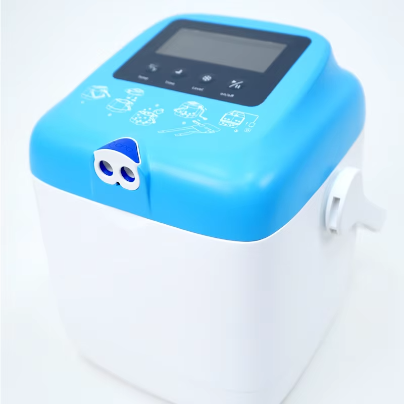 IWA-SCT20 controller close-up — mode, time, and pressure controls