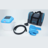 IWA-SCT20 equine air compression cold therapy system — contr IWA-SCT20 equine air compression cold therapy system — controller, multi-channel hose, limb wraps, and insulated carrying bag