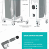 IWA-SWT20 cabinet structure — dual HEPA filters, dual-fan cooling, silent casters, pullable drawers, double-walled metal housing