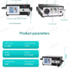 IWA-SWT30 product parameters — 0.5-10 Bar, 1-21 Hz, 15.5... IWA-SWT30 product parameters — 0.5-10 Bar, 1-21 Hz, 15.5 kg, 47×34×23 cm desktop chassis, HD touchscreen + filter + cooling fan