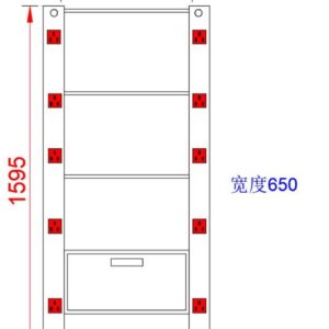 带插座多层设备承载推车 (IWA-TC01) - product photo