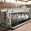 IWA-TM10 equine underwater treadmill — full unit with sliding doors, viewing windows, and integrated platform