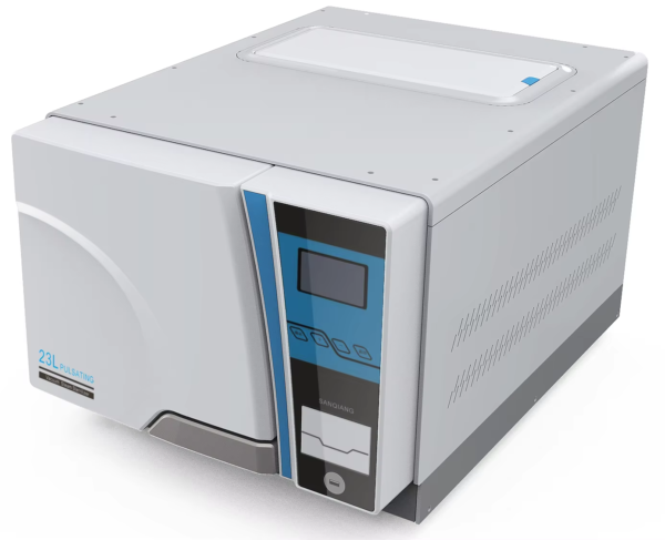 IWA-VPSS01 Class B tabletop vacuum pressure steam sterilizer — 3/4 view