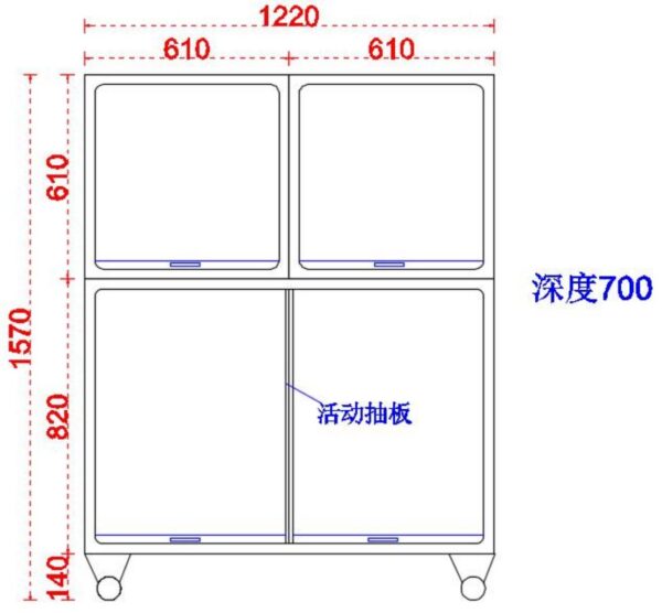 寄养笼(住院犬笼) (IWA-WC01) - detail view 1