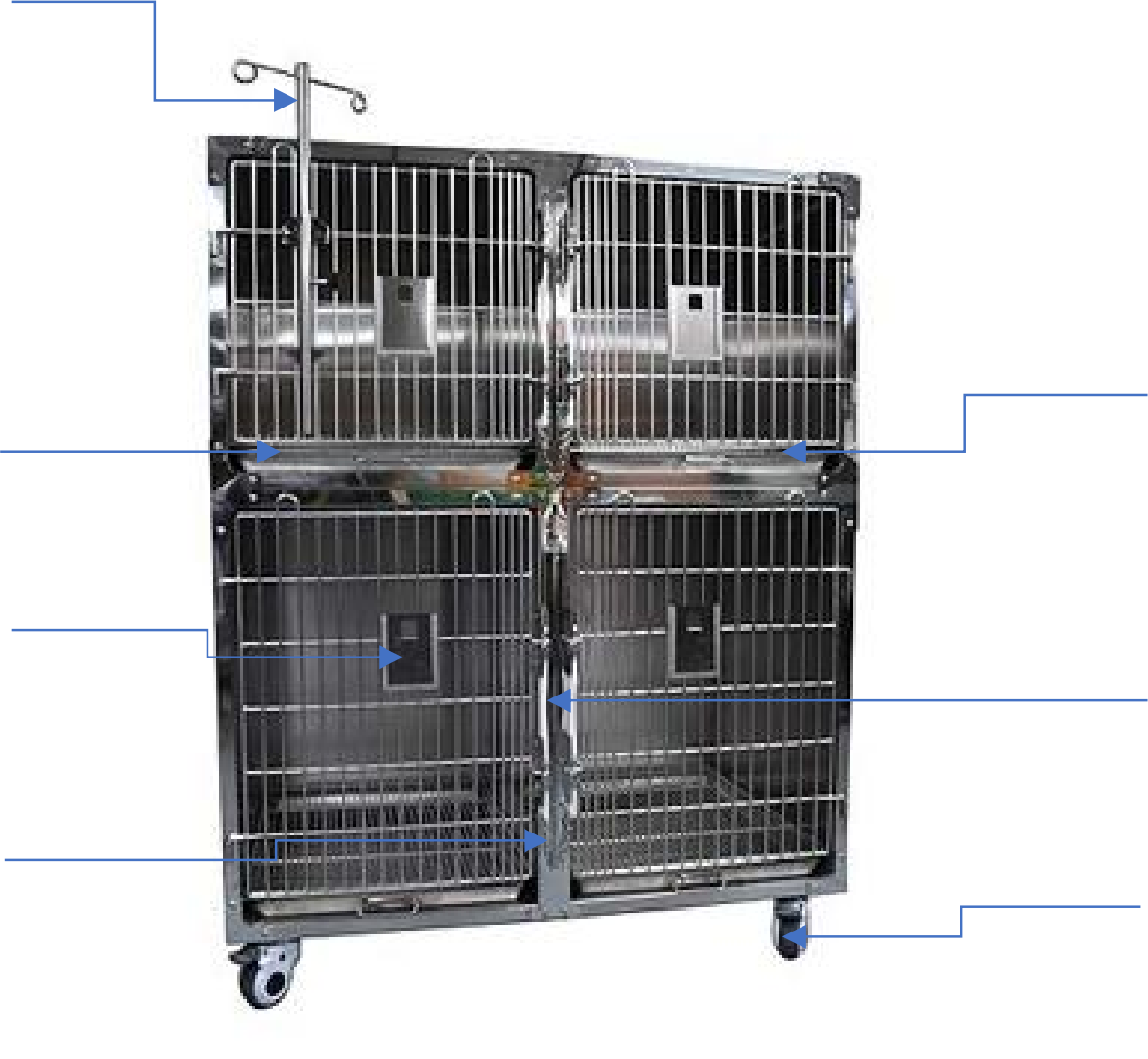 寄养笼(住院犬笼) (IWA-WC01) - product photo 寄养笼(住院犬笼) (IWA-WC01) - product photo