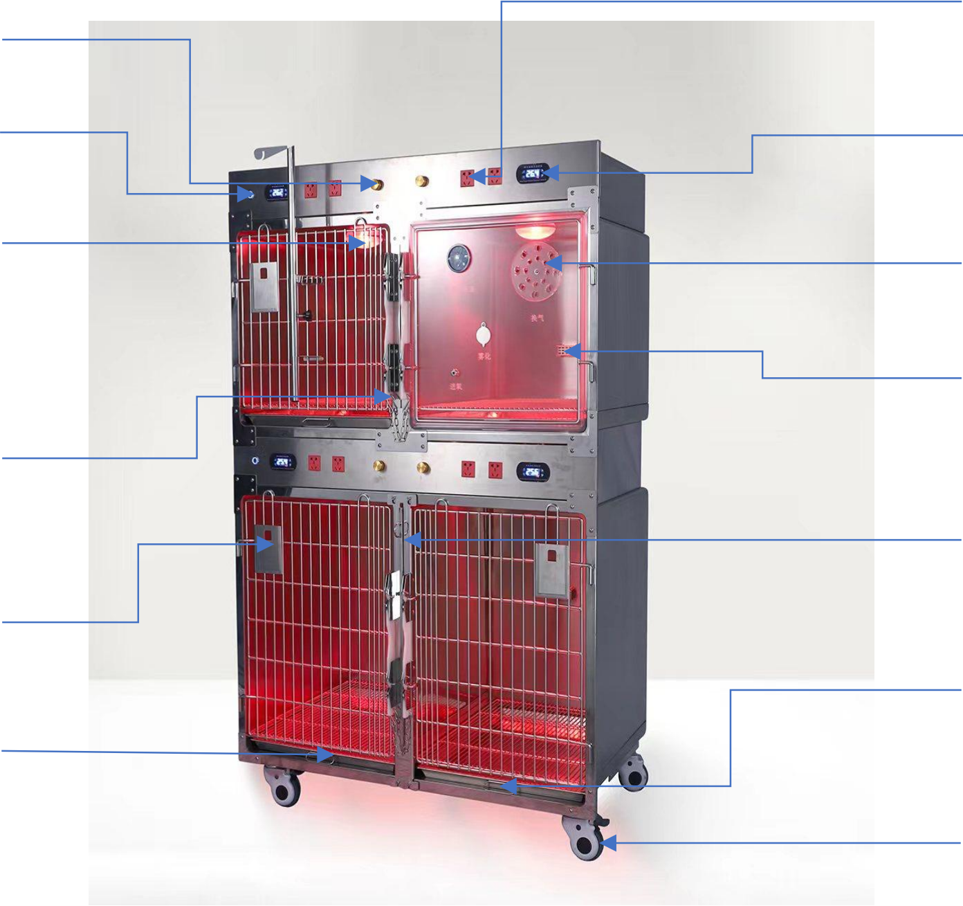 红外线理疗犬笼 (IWA-WC07) - product photo 红外线理疗犬笼 (IWA-WC07) - product photo