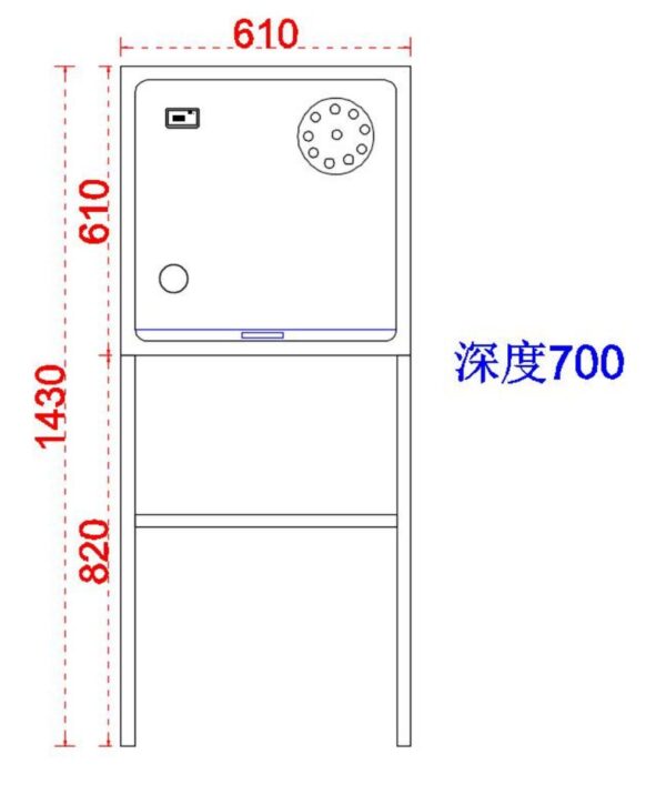 氧舱笼一个位 (IWA-WC10) - product photo
