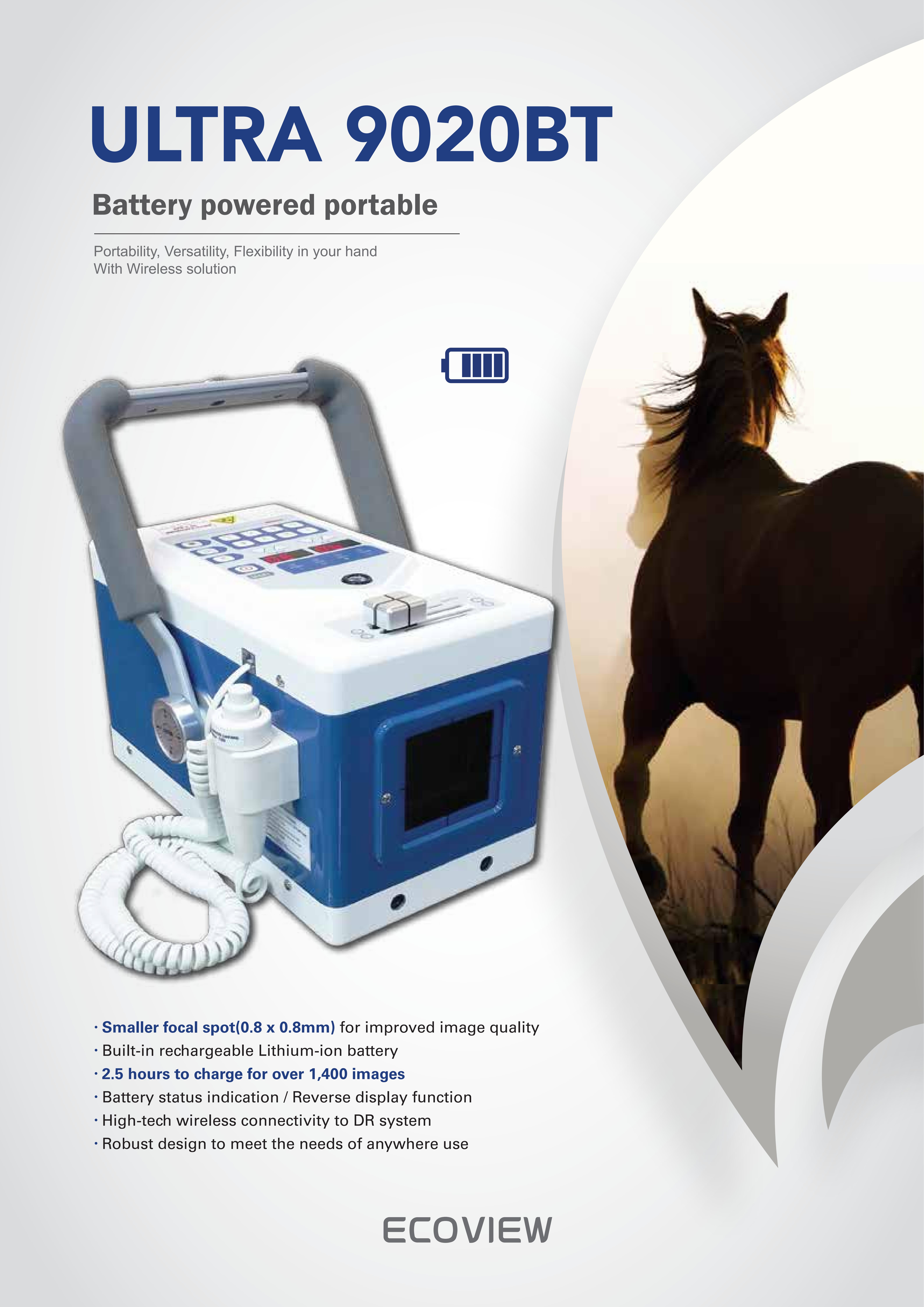 IFLEX-9020BT in equine field use