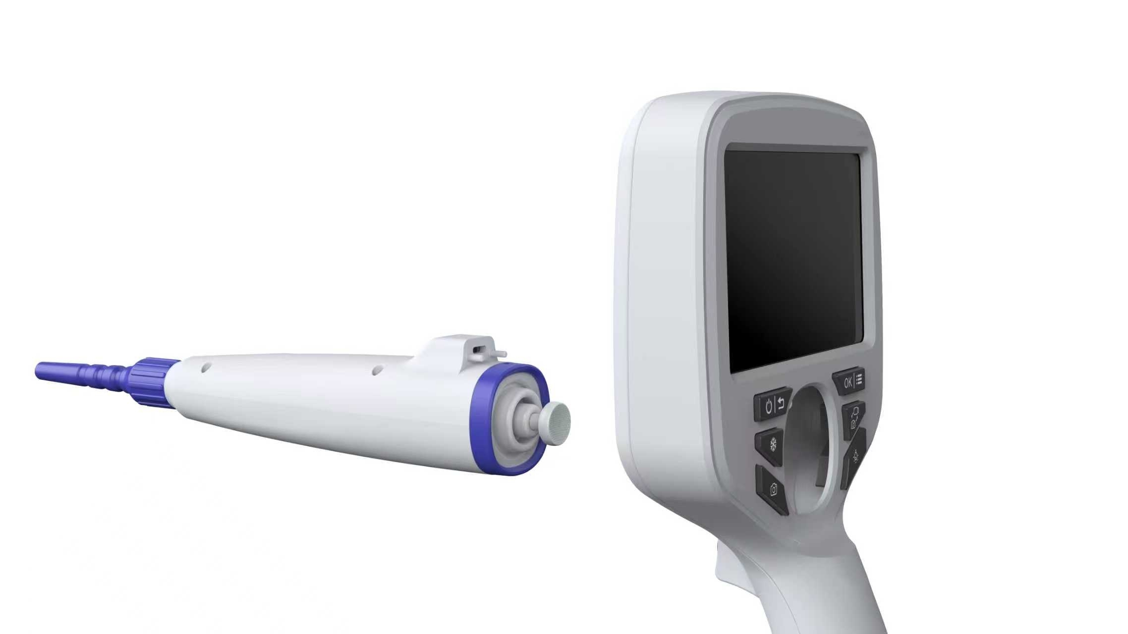 SOAIM SA Series dual models — SA-Air wireless handle (left) and SA-Pro built-in display handpiece (right)