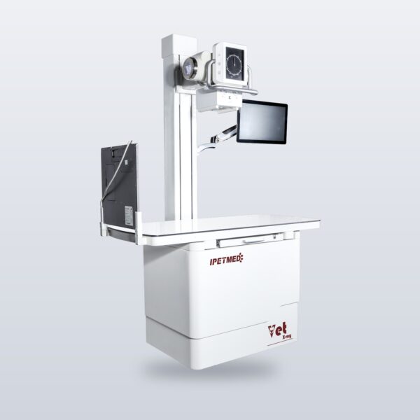 ismart-32pro-studio-hero-2026 iSmart-32Pro multifunctional dynamic DR system — full system, three-quarter view