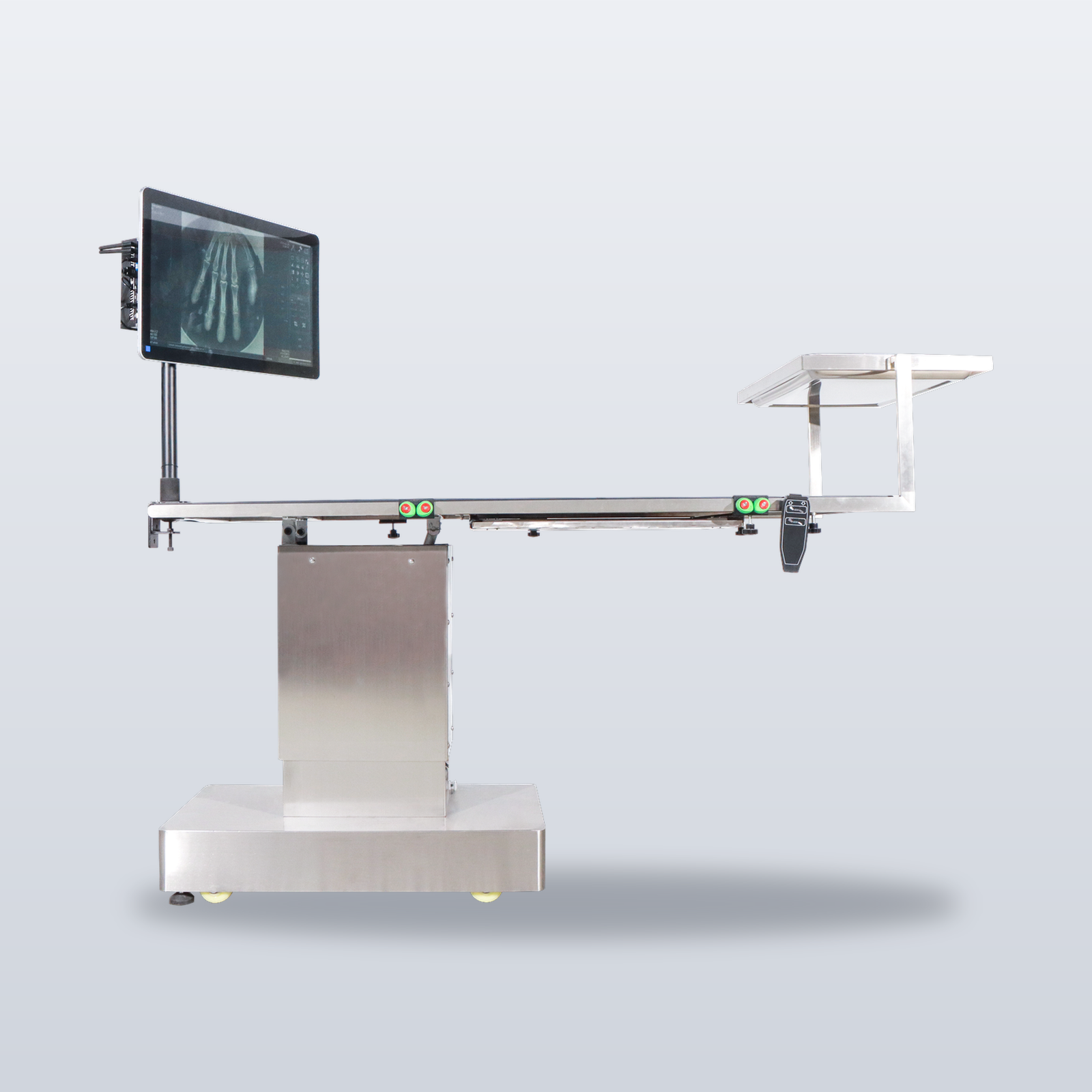 iSurg-1 intra-operative imaging kit: iShot-70 tube head, iLume 4343 panel, and intraoral sensor