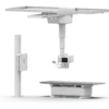 iVision-1000 large-animal DR system — ceiling rail, stands, and table full configuration