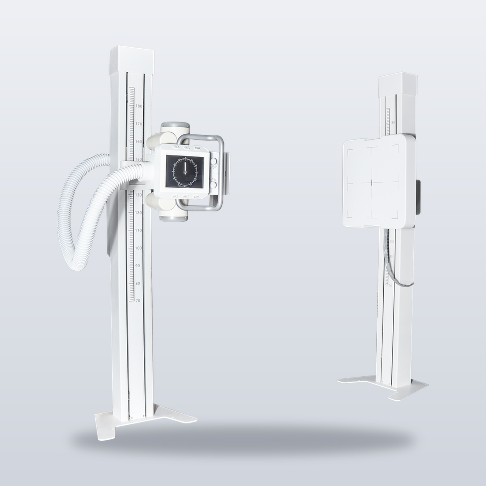 iVision-630 large-animal DR system — standard fixed-column configuration