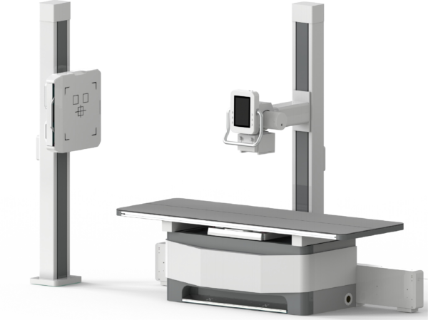ivision-630-system-side iVision-630 dual-column structure, side view