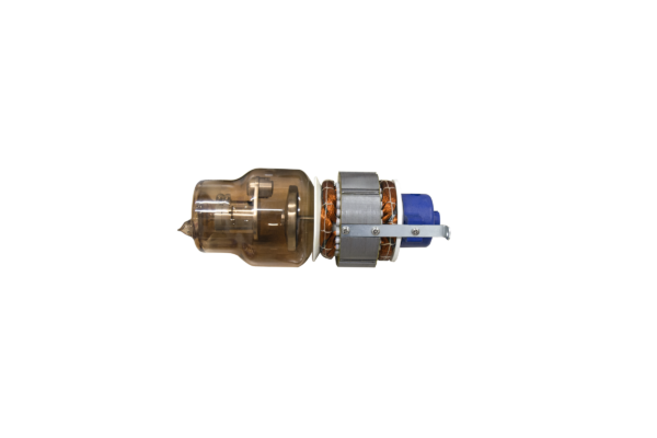 E7239X rotating anode insert with stator assembly, shown outside the tube housing