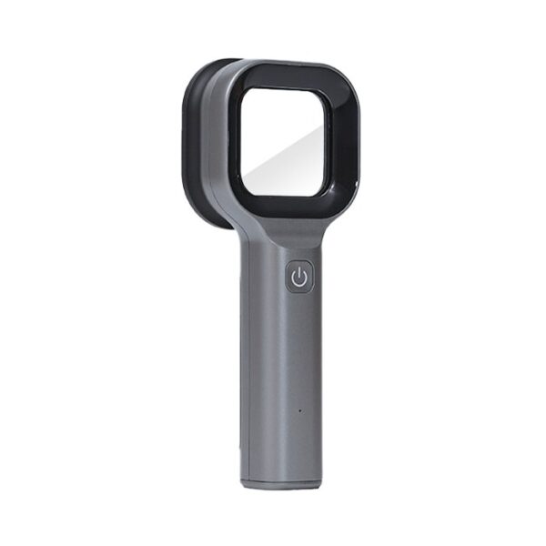 VW1 veterinary Wood's lamp - handheld UV lamp with square magnifying lens and one-button power switch